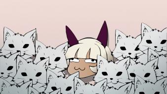 Nadia fortune cats pink background png skullgirls wallpaper