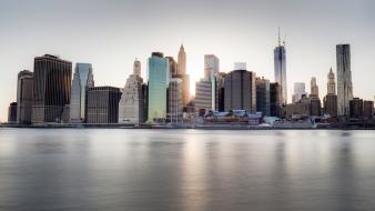 New york city buildings cityscapes skyscrapers sunlight wallpaper