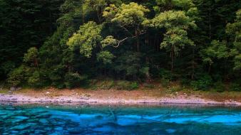 Park unesco world heritage site blue crystalline wallpaper