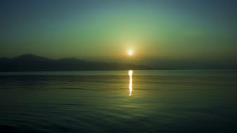 Sun landscapes nature sunset wallpaper