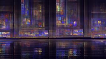Abstract backgrounds colors digital art reflective wallpaper