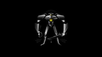 Alien android gipsy danger pacific rim black background wallpaper