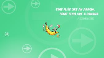 Arrows bananas quotes wallpaper