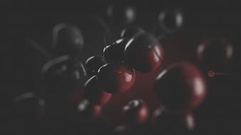 Black and red cherries dark fruits wallpaper