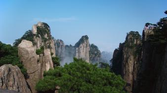 China huang shan mountains wallpaper