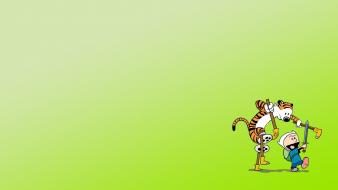 Finn and jake calvin hobbes cartoon network wallpaper