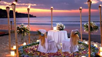 Heaven beaches love paradise sunset wallpaper
