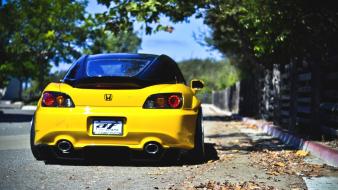 Honda s2000 cars vehicles yellow wallpaper