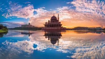 India lakes skies wallpaper