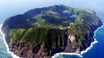 Japan pacific ocean islands landscapes wallpaper