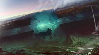 Kuldar leement abstract digital art fantasy spring wallpaper