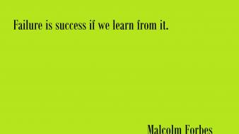 Learning fail failure learn malcom forbes wallpaper