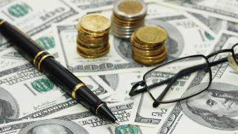 Money pens wallpaper