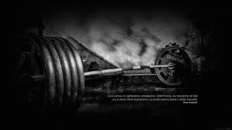Polish black and white fitness gym lc0ne wallpaper