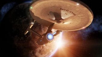Star trek voyager spaceships wallpaper