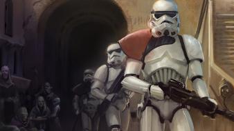 Star wars artwork cityscapes deserts digital art wallpaper