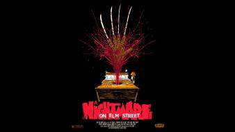 Street freddy krueger black background fan art wallpaper