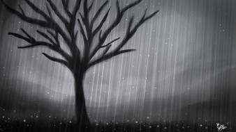 Artwork black and white digital art drawings forgotten wallpaper