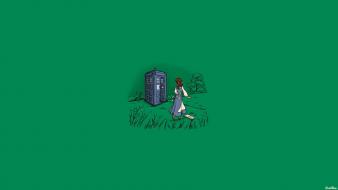 Beast belle (disney) doctor who tardis tv wallpaper