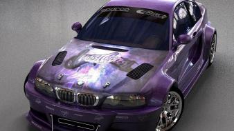 Bmw m3 gts purple tuning wallpaper