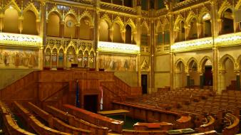 Budapest hungary architecture gold interior wallpaper
