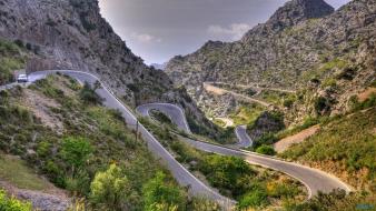 Fantastic spain curves landscapes loops wallpaper