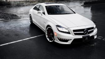 Mercedes-amg cls 63 amg coupé auto cars white wallpaper