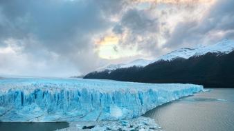 Patagonia south america clouds ice mountains wallpaper