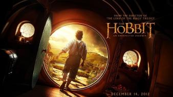 Art the hobbit bilbo baggins open doors wallpaper