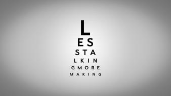 Artwork thought eye test wallpaper