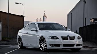 Bmw cars rims 3 series white wallpaper