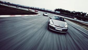 Cars roads racing porsche cayman s wallpaper