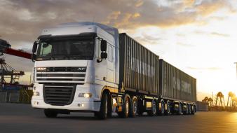 Clouds landscapes cars trucks roads wallpaper
