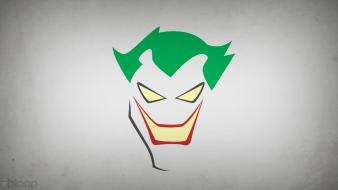 Comics the joker villians grey background blo0p wallpaper