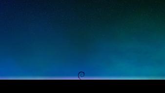 Debian space gnu/linux free wallpaper