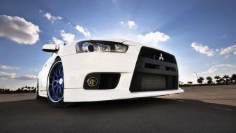 Evo x mitsubishi lancer evolution japan forged wallpaper