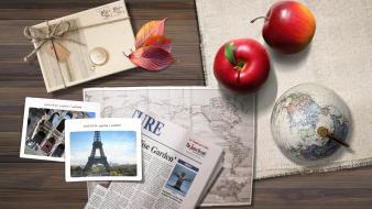 Fruits desks wallpaper