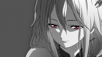 Girls faces guilty crown ornaments yuzuriha inori wallpaper