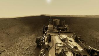 Landscapes sun mars curiosity wallpaper