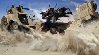 Military samurai fantasy art artwork wallpaper