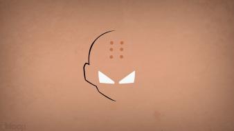 Minimalistic dragon ball z krillin blo0p wallpaper