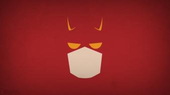 Minimalistic superheroes daredevil red background blo0p wallpaper
