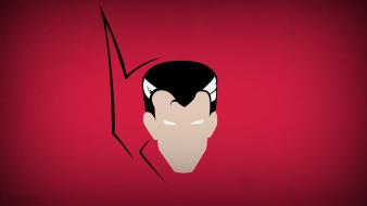 Minimalistic superheroes red background doctor strange blo0p wallpaper
