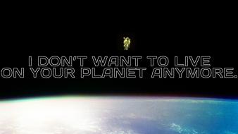 Outer space astronauts orbit professor farnsworth zero gravity wallpaper
