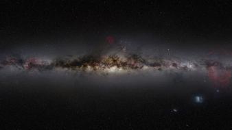 Outer space milky way night sky