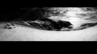 Sunset landscapes nature winter monochrome greg martin wallpaper