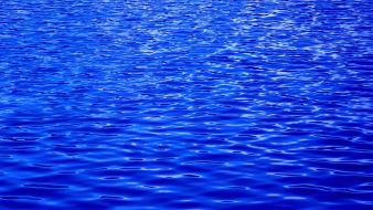 Water close-up blue ripples macro widescreen wallpaper