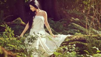 Women forest awesomeness wallpaper