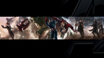 Avengers black widow captain america hawkeye hulk