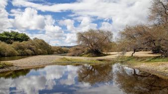 Chile calm clouds landscapes nature wallpaper